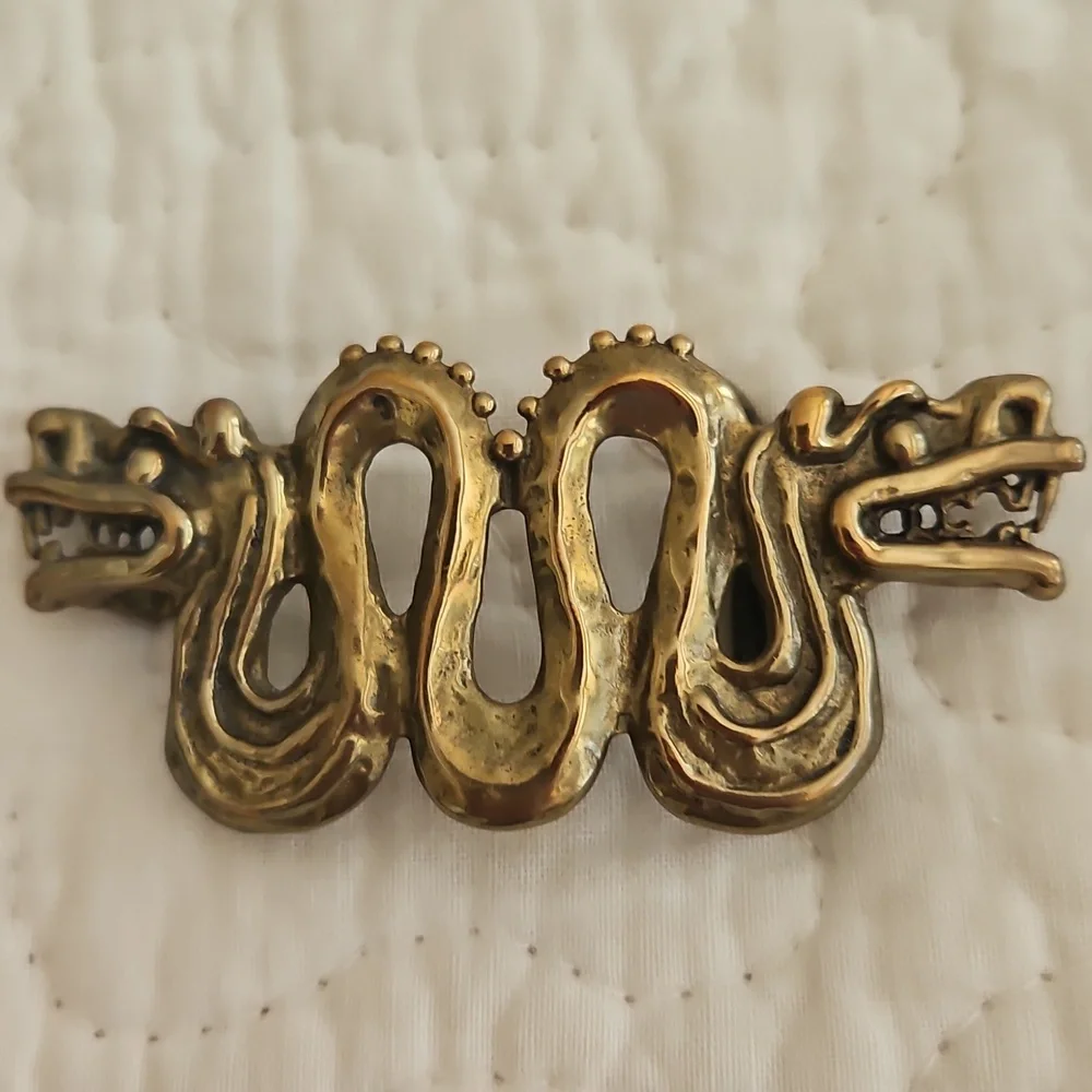 🐉HP🐉Vintage Ivar Hyden Dragon Belt Buckle 1977 - Picture 5 of 8